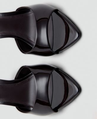 Women's Patent Leather High-Heeled Sandals