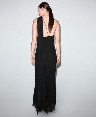 Women's Asymmetrical Scarf Dress