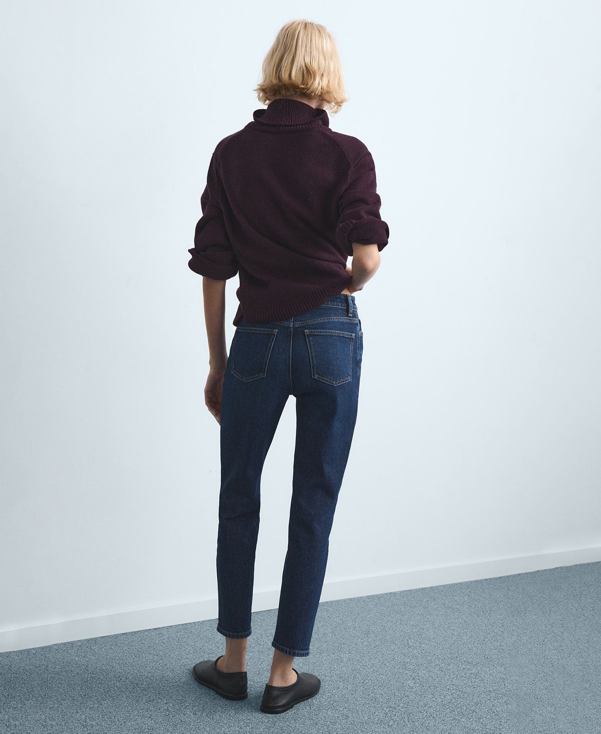 Mango Women's New Mom Comfort High-Rise Jeans view 2 — MAYCSS fashion products