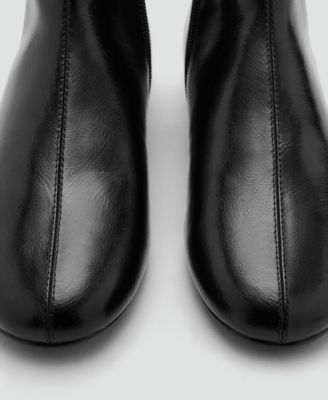 Women's Zipped Flat Ankle Boots