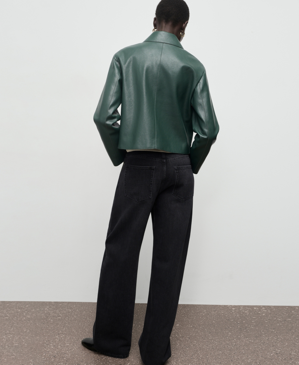 Mango Women's Pockets Faux-Effect Jacket