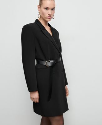 Women's Double-Breasted Blazer-Style Dress