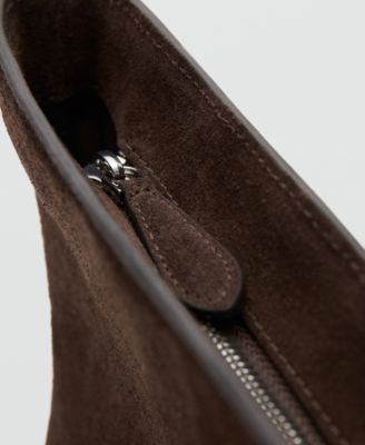 Women's Suede Shopper Bag