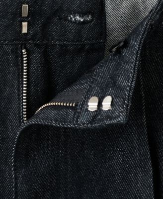 Women's Wide-Leg Pleated Denim Pants