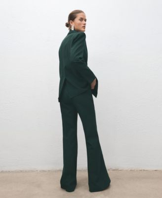 Women's Flared Suit Pants