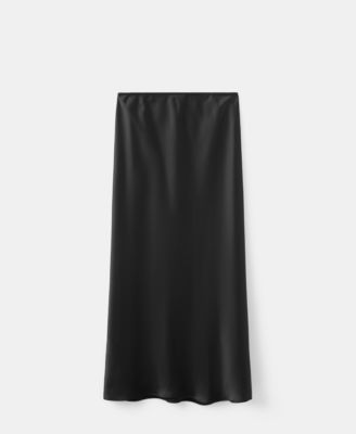Women's Satin Long Skirt