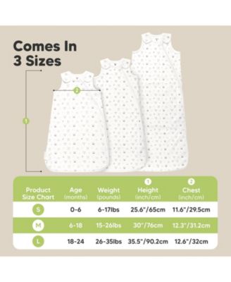 2-Pack Sleep Sacks for Babies, Soothe Sleeping Sack Wearable Blanket, Infant, Toddler, Newborn Swaddle Sack