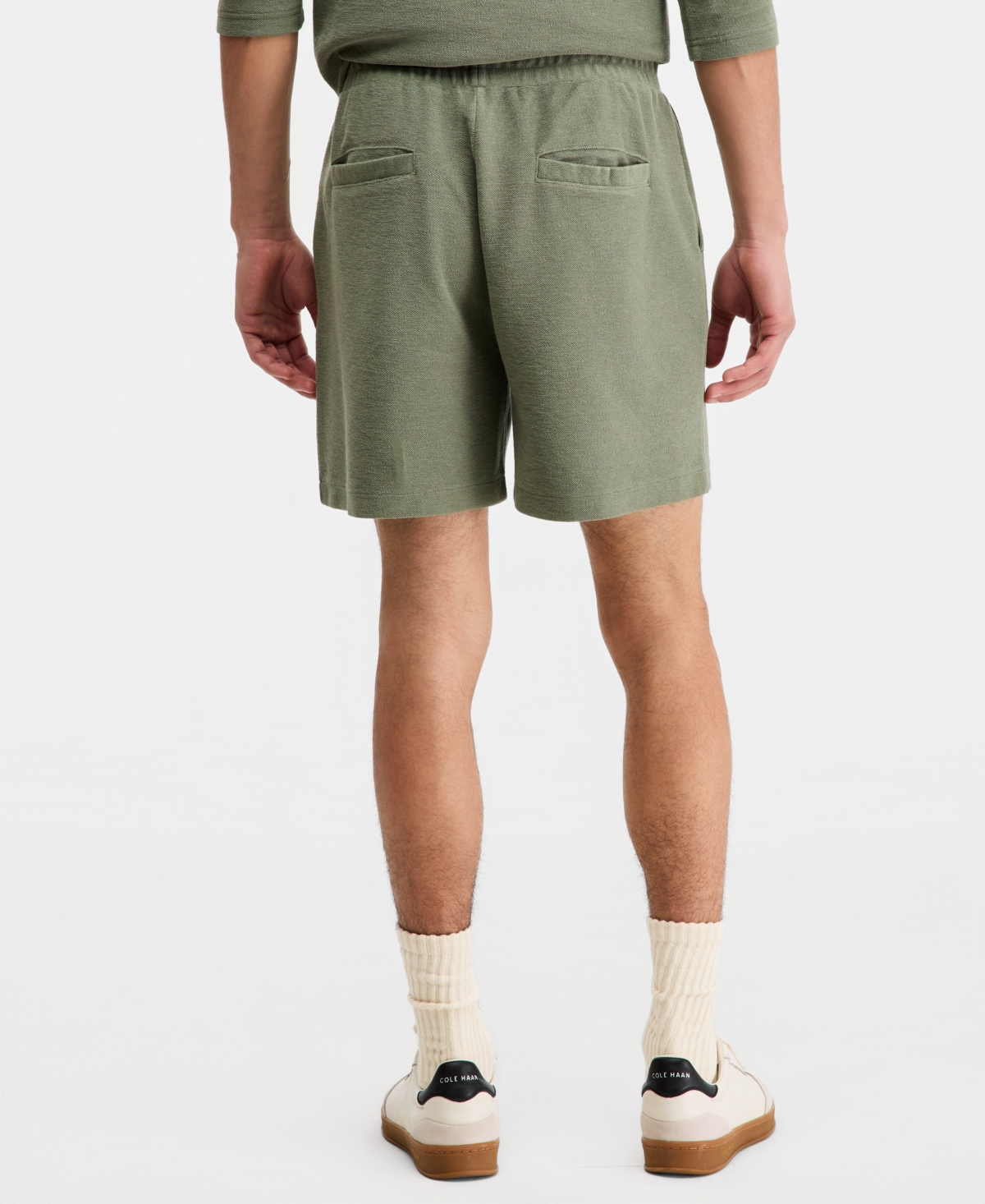 Sun + Stone Men's Cotton-Blend Terry 6" Pull-On Shorts, Macy's Exclusive