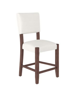 5-Piece Counter Height Dining Set, Faux Marble Table and 4 Upholstered Chairs for Small Spaces or Dining Room-Maison Boucle