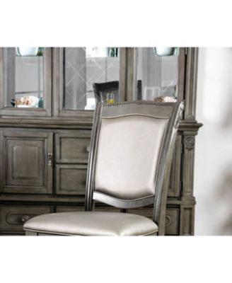 Streamdale Traditional Gray Dining Chairs