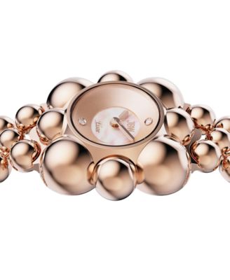 Women's Atmosphere Swiss Quartz 18k Rose Gold-Plated Stainless Steel Watch, 30mm