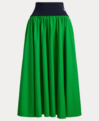 Women's Shirred A-Line Skirt
