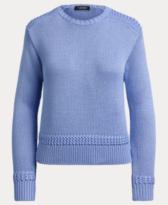 Women's Crewneck Stitch Detailing Sweater