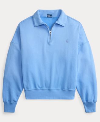 Women's Lightweight Fleece Quarter-Zip Sweatshirt