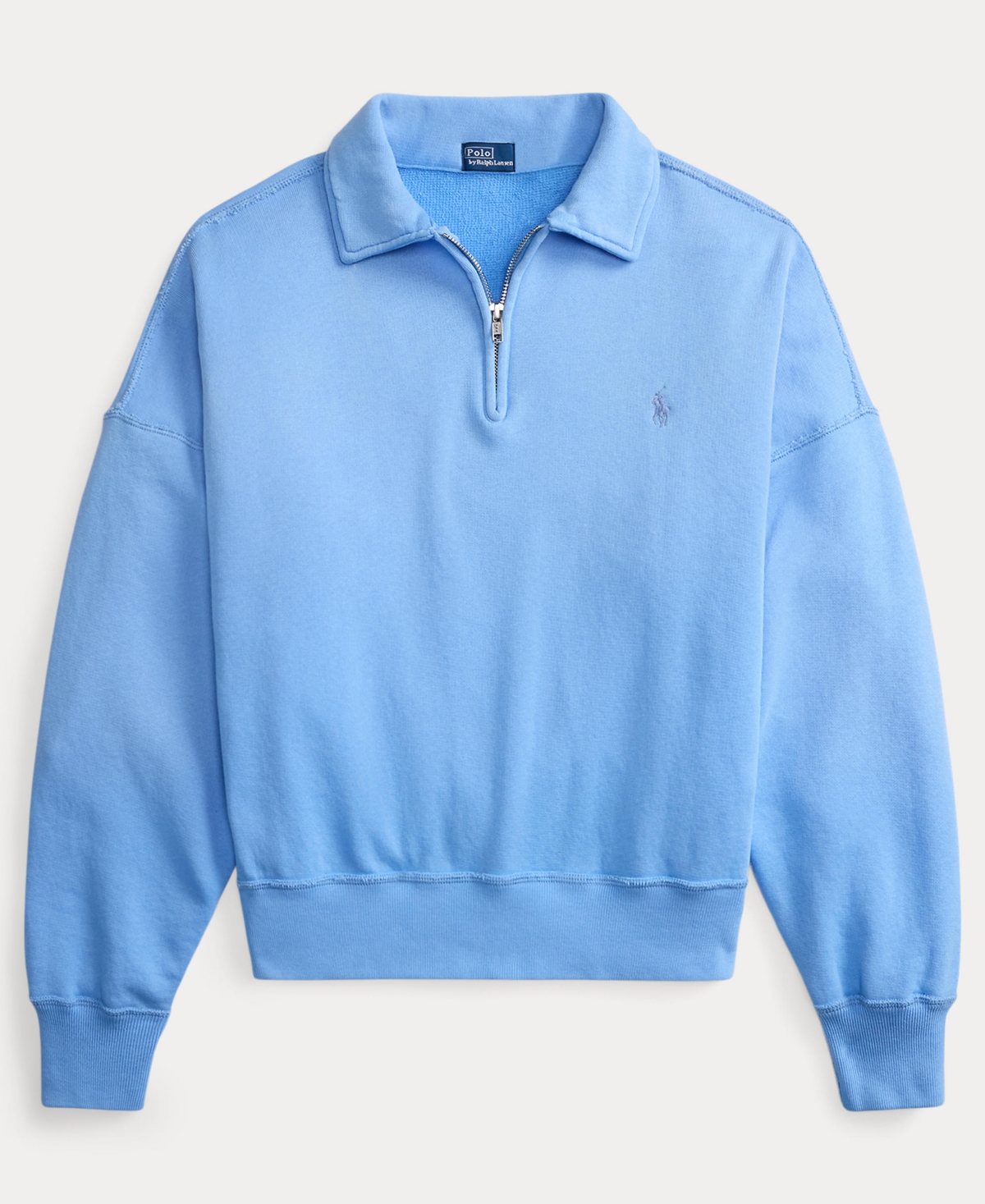 Polo Ralph Lauren Women's Lightweight Fleece Quarter-Zip Top