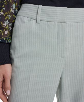 Women's Slim Fit Tonal Stripe Pants