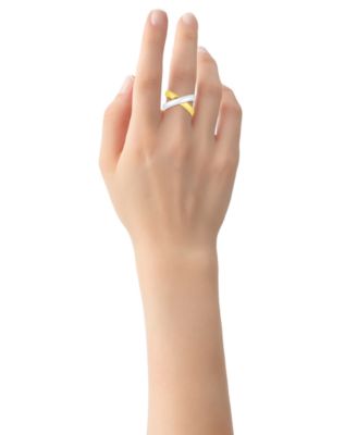 Two-Tone X Ring, Macy's Exclusive