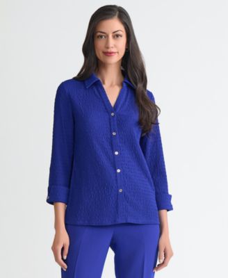 Women's, 3/4 Sleeve Button-Front Shirt