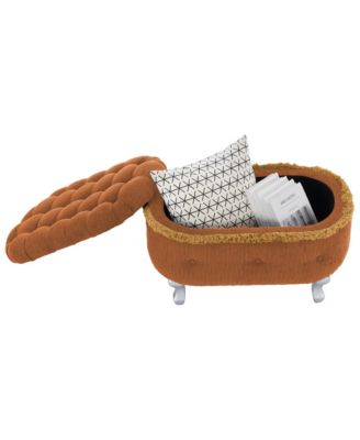 29.5" Storage Benches, End of Bed Bench with Button-Tufted Shoe Cabinet Bench, Footboard Bench for Bedroom, Entryway