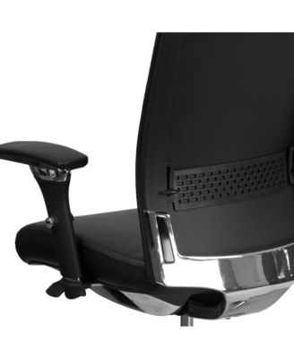 24/7 300 lb. Rated Seat Slider Ergonomic Office Chair with Adjustable Lumbar