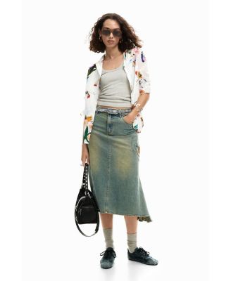 Women's Collage flower shirt