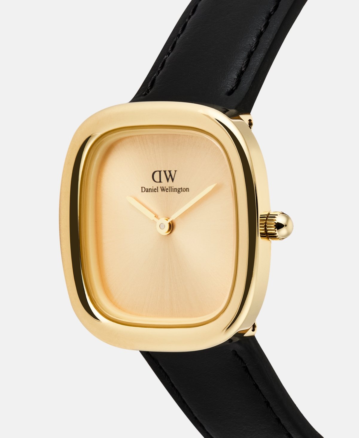 Daniel Wellington Women's Analog Black Leather Watch