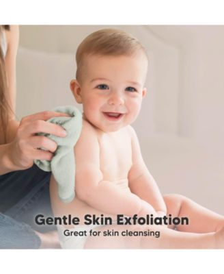 6pk Deluxe Baby Washcloths, Organic and Soft Baby Wash Cloth, Baby Bath Towel, Face Cloths