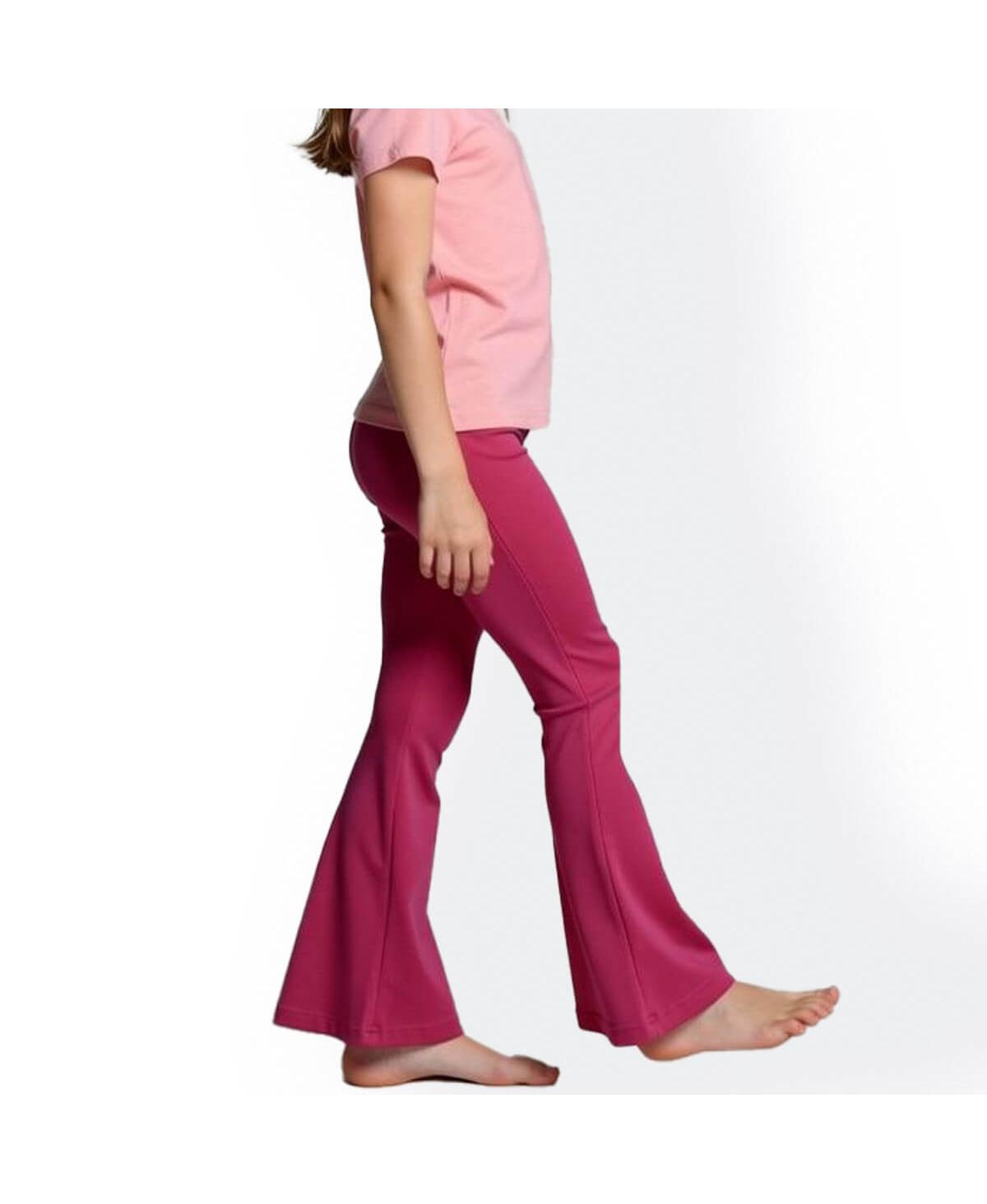 Mightly Girls Fair Trade Organic Cotton Flare Leggings Yoga Pant