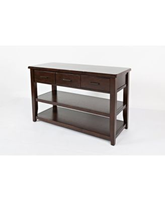 Twin Cities Contemporary Brown Sofa Table