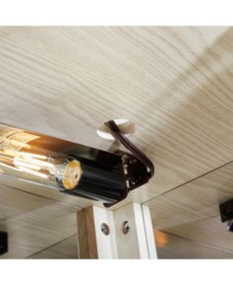 Lighted Corner Curio Cabinet - Display Case - White