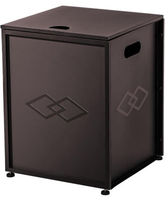 20LB Propane Tank Cover Table, Outdoor Weatherproof Tank Hideaway with Handles for Fire Pits