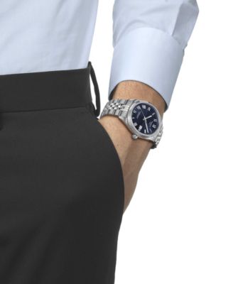 Men's Ballade Power Silver Stainless Steel Bracelet Watch, 39mm