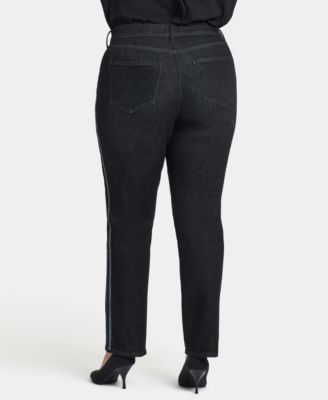 Plus Size Marilyn Straight Sequin Jeans