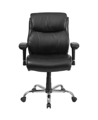 400 lb. Big & Tall Mid-Back Swivel Clean Line Stitch Ergonomic Task Office Chair