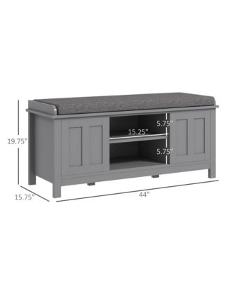 Compact Shoe Bench with Hidden Storage