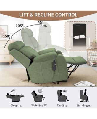 Power Lift Recliner for Elderly, Heavy Duty Lift Chair Recliners for Small Spaces, Electric Recliner Chairs