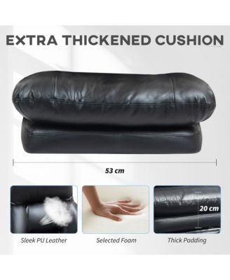 Overstuffed Office Chair, Reclining Computer Chair,