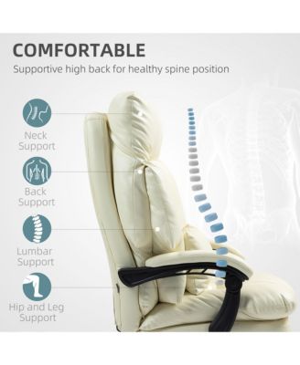 Overstuffed Office Chair, Reclining Computer Chair,
