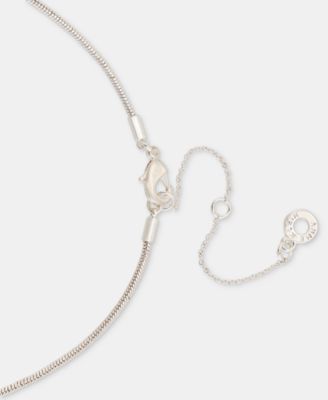 Two-Tone 2-Pc. Set Stone Rondelle Collar Necklace & Matching Drop Earrings 