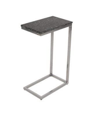 Aurora Solid Marble Modern Luxury Glam Accent C-Table (Set of 2