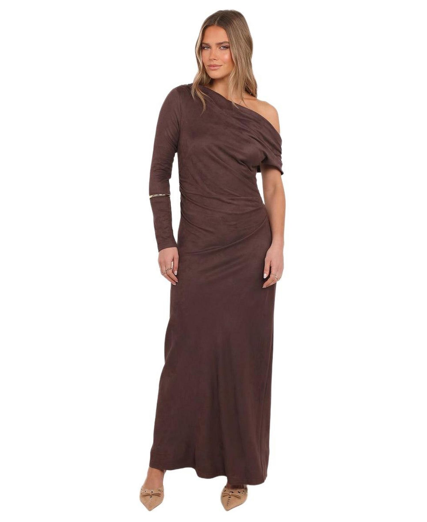Women's Olympia Off Shoulder Maxi Dress