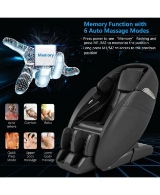 Full Body Zero Gravity SL Track Massage Chair w/ Negative Ion Generator