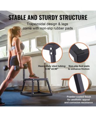 SUGFIT 12" Steel Plyo Jump Box Agility Training Platform