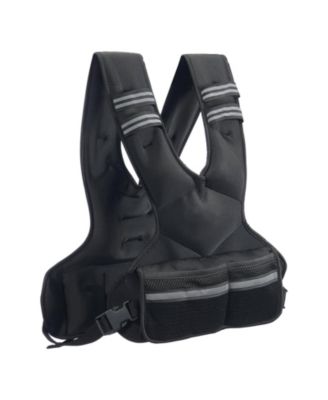 SUGFIT Adjustable Weighted Vest 11–20 LB with Iron Sand Weights and Reflective Strips