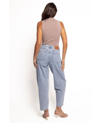 Women's Ellis High-Rise Barrel-Leg Jeans