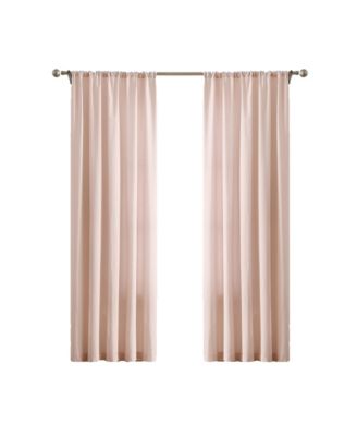 100% Cotton 200 Thread Count Percale Drape Pair 2 Piece Window Curtain