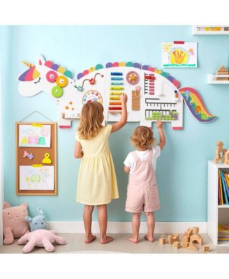11 in 1 Dinosaur Busy Board Wall Activity Panels