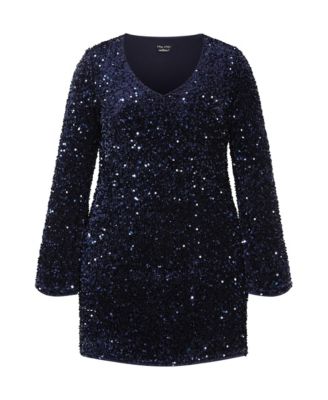 Plus Size Sequin Neptune Dress