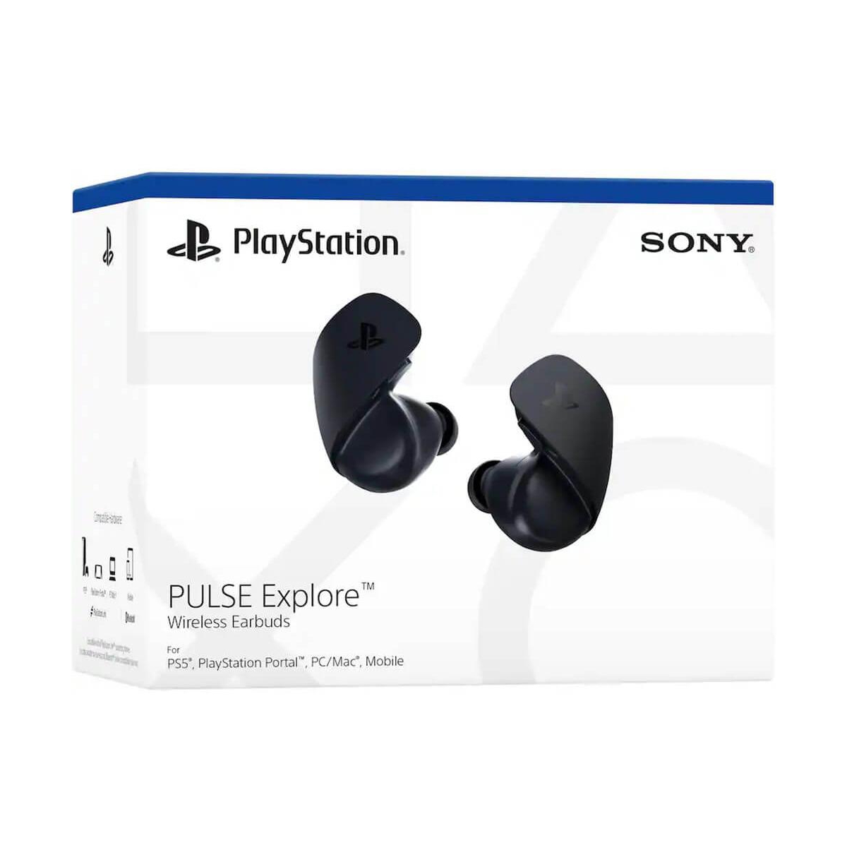Sony-pulse explore wireless earbuds-midnight black