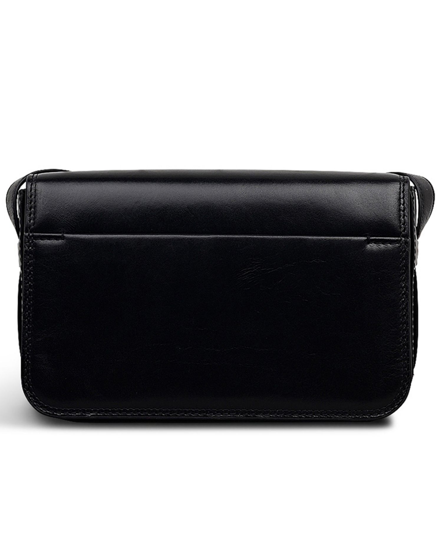 Pocket Street Small Leather Flapover Crossbody Bag